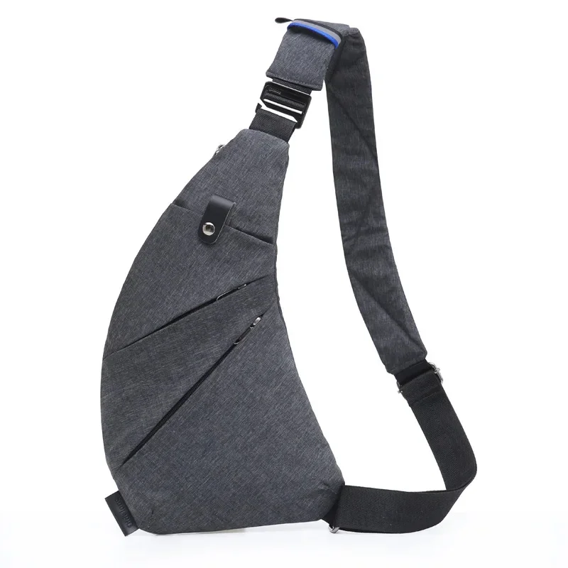 Fashion Sports Men's Chest Anti-Theft Crossbody s Multifunction Male Shoulder Messenger Casual Travel Sling Bag