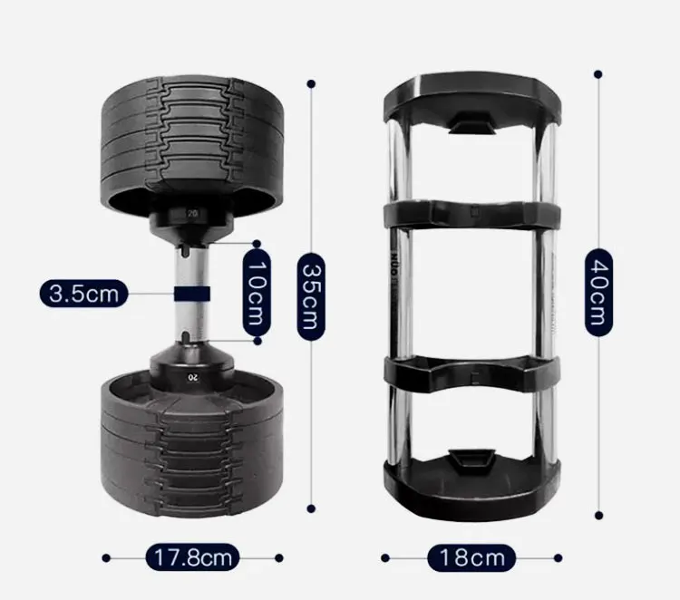 

Adjustable Dumbbells Set Adjustable Dumbbell Barbell Home Gym Dumbbell 32kg 20kg