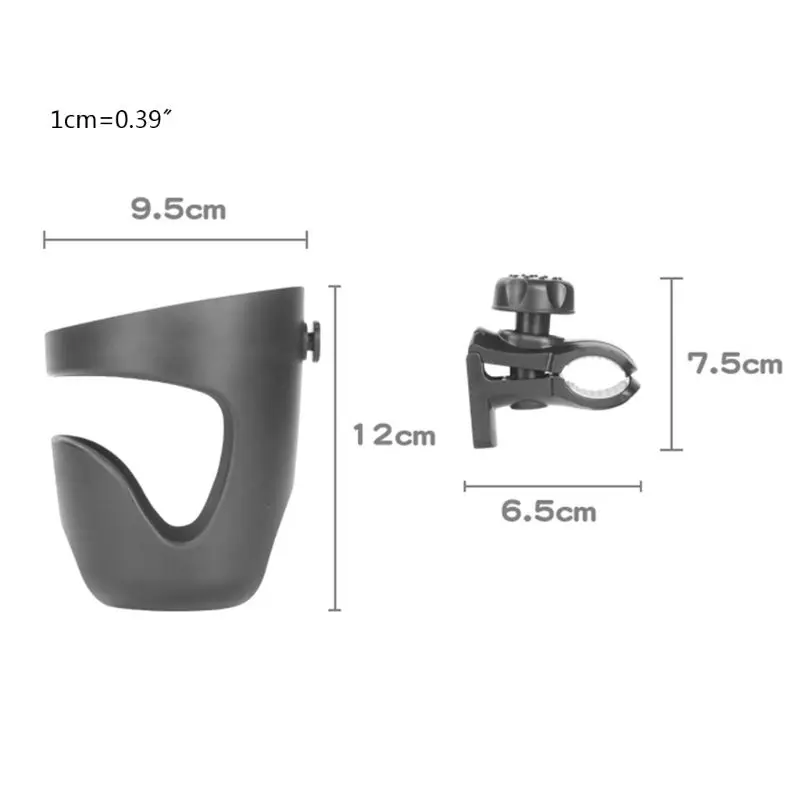 Universal Baby Stroller Cup Holder 360 Rotatable Milk Water Bottle Rack Pram Carriage Accessories