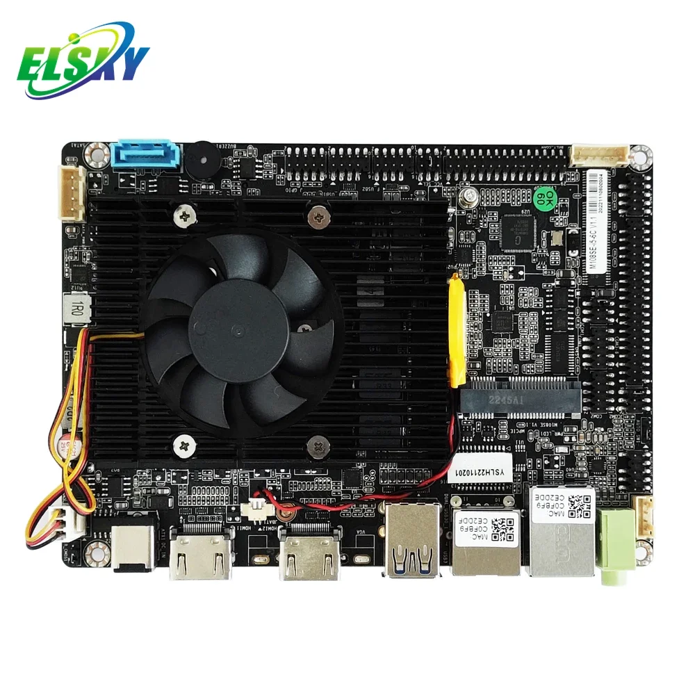 ELSKY M108SE 145x100mm Small Thin DDR4 Motherboard  with Intel  Whiskey Lake Comet Lake 8th 10th Generation Core I3 I5 I7 CPU