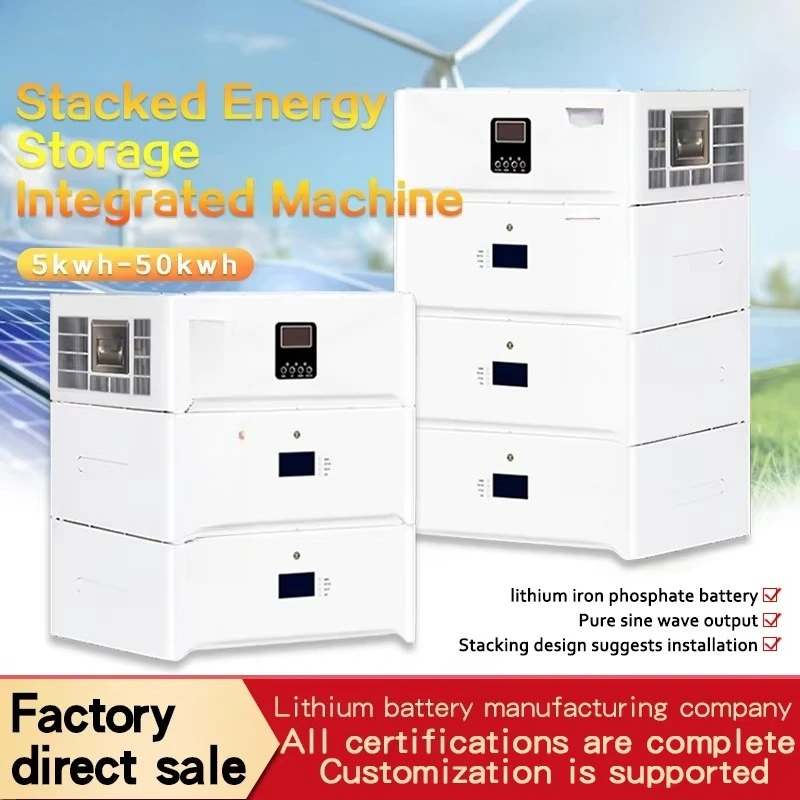 20KWH off Grid Hybrid Solar Energy System 11KW Inverter Complete with Lithium Battery 51.2v 200ah Home Solar Panels Solar System