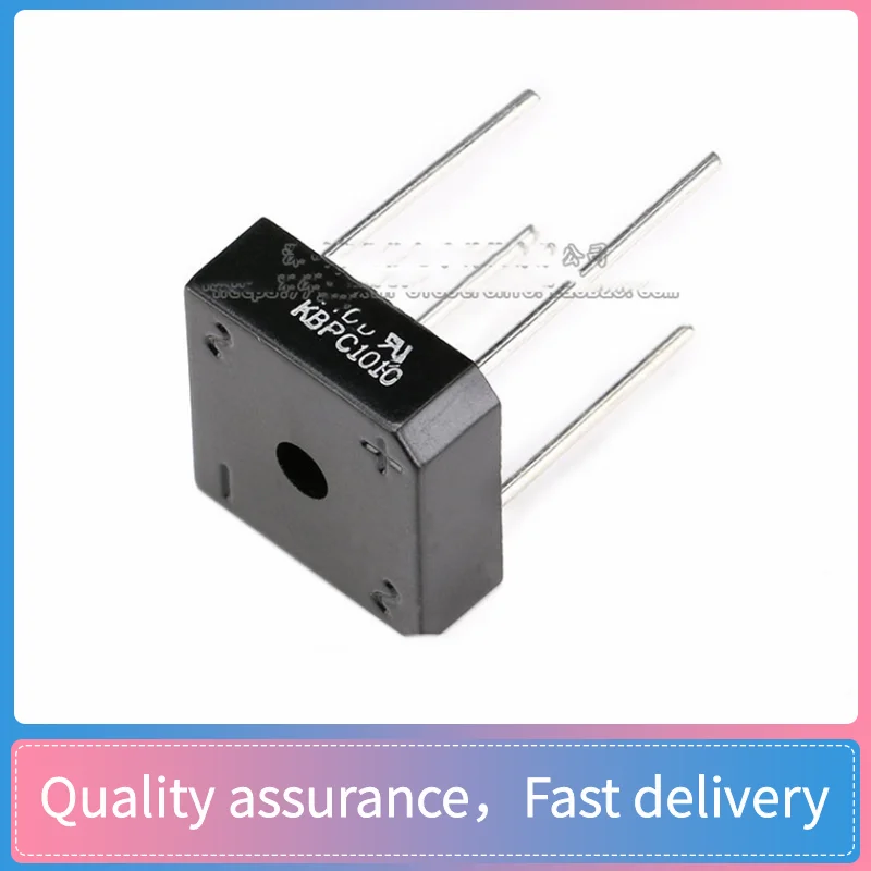 

2pcs KBPC1010 10A/1000V Square bridge Rectifier bridge pile Silicon bridge rectifier