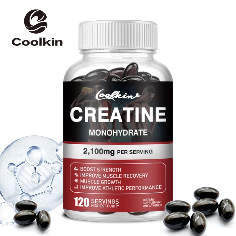 Creatine Monohydrate Capsules - Improve Endurance, Build Muscle Mass and Enhance Athletic Performance