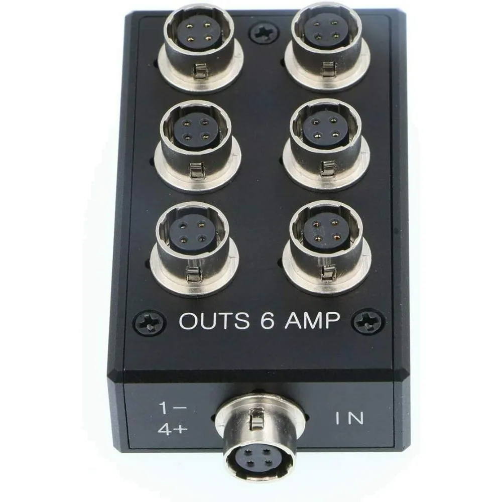 

Alvin's Cables 4 Pin Hirose HR10A-7R-4S Splitter Box for Sound Devices 888 833 Zoom F8 Adapter