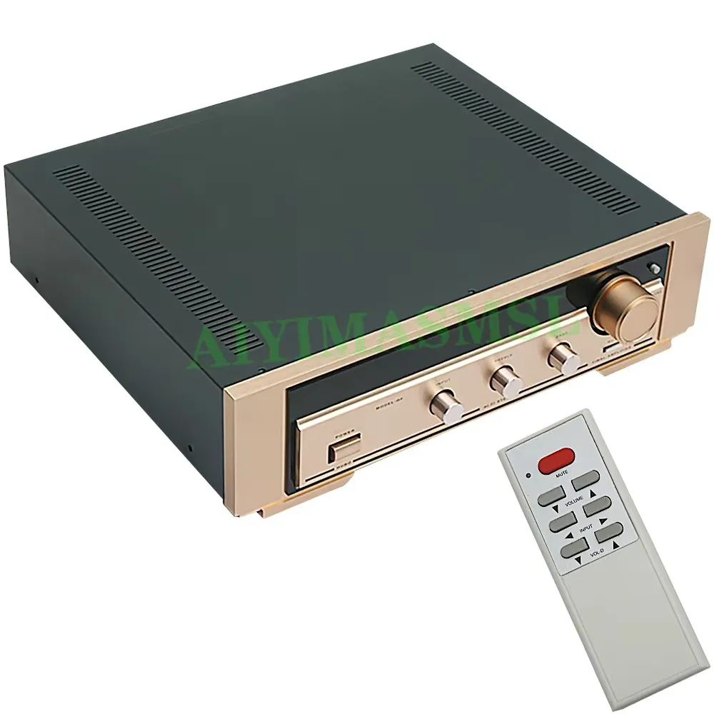 AIYIMA SMSL リモートコントロールプリアンプクラス A 120 ワット 2.0 ステレオポストアンプ 120 ワット HIFI プリアンプリアアンプオーディオ
