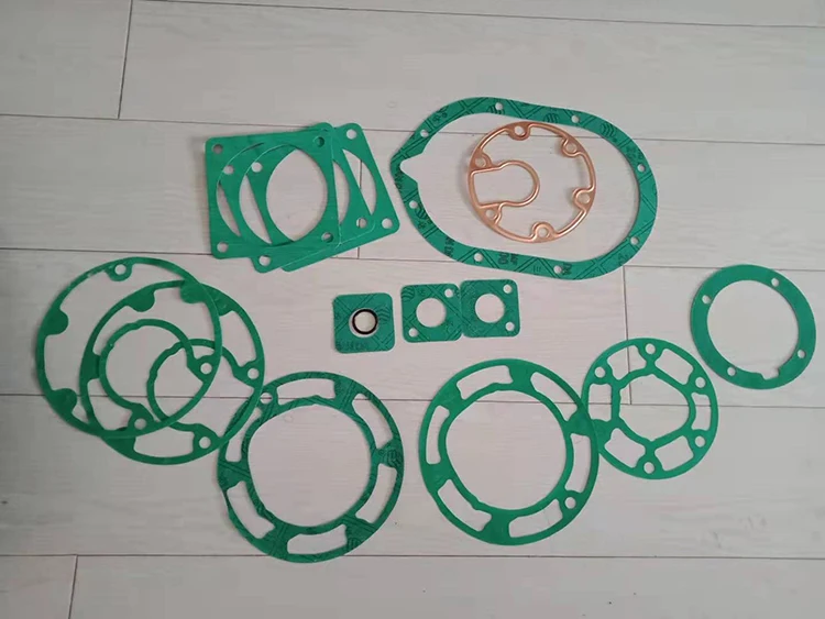 مجموعة حشية الختم لضواغط الهواء الصناعية - مجموعة صيانة بديلة لفلتر الزيت وأغطية الرأس #4