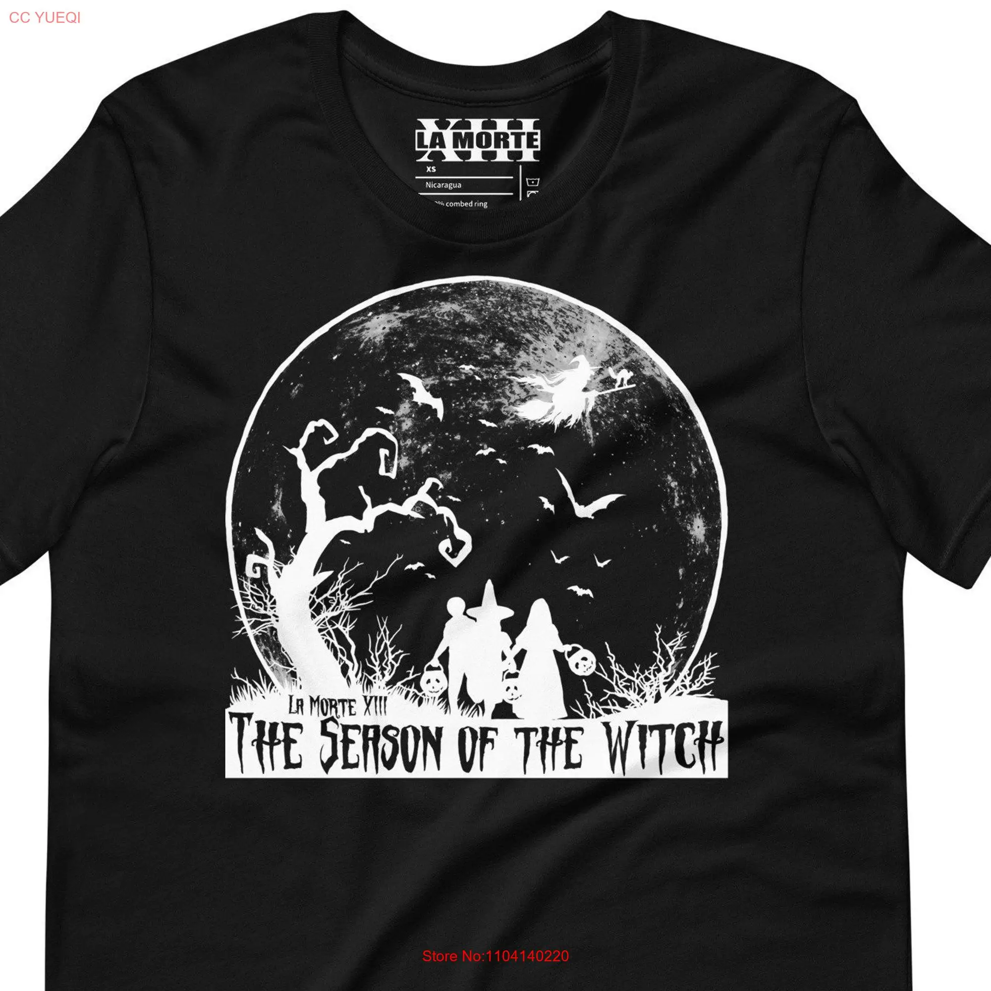 The Season of Witch T Shirt La Morte XIII long or short sleeves