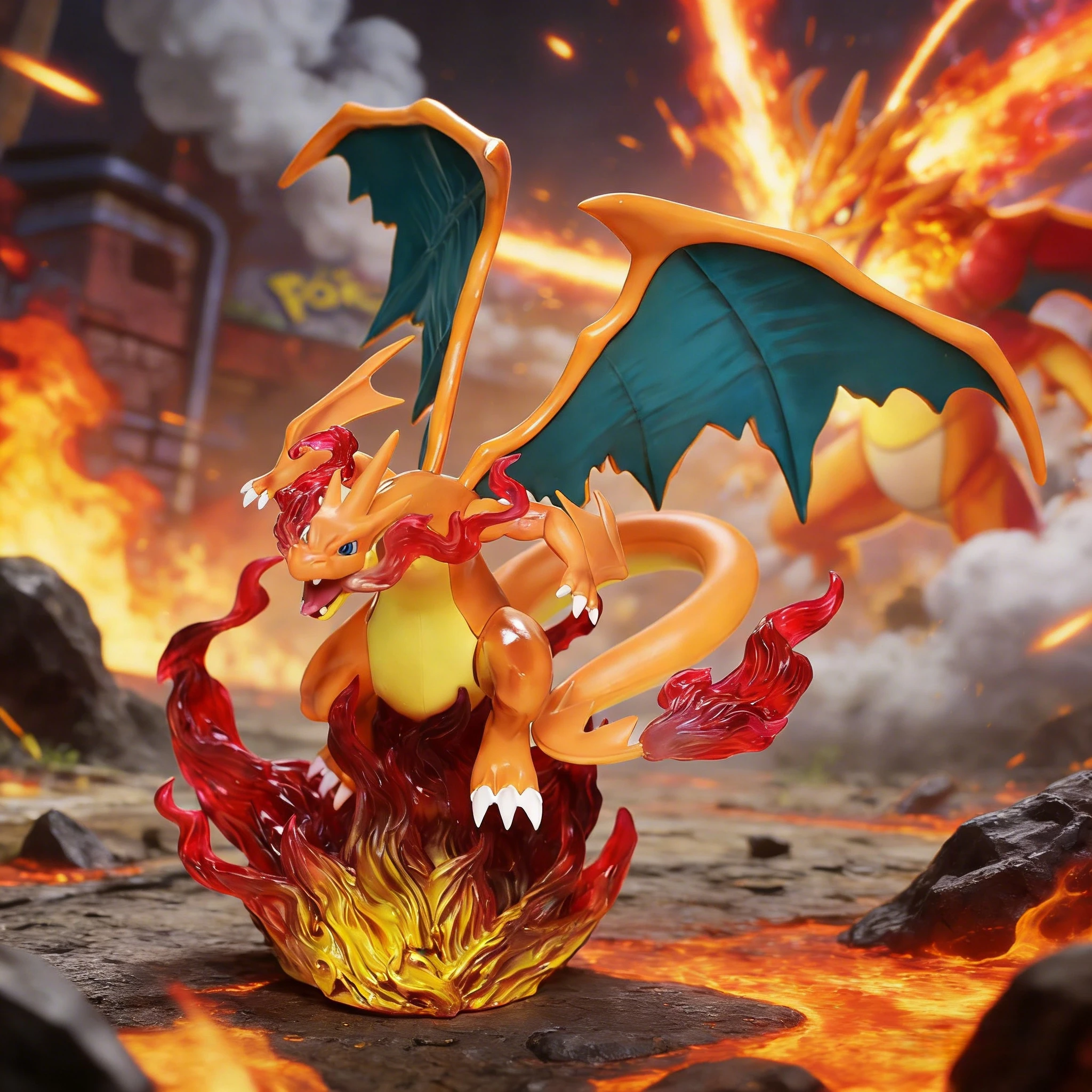 ฟิกเกอร์อนิเมะโปเกมอน เมกะ ชาริซาร์ด วาย แอคชั่นฟิกเกอร์ พีวีซี รูปปั้น ของตกแต่งโต๊ะทำงาน ของสะสม โมเดล ของเล่น ของขวัญ