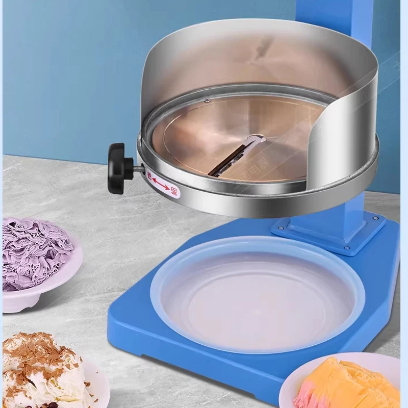 220V Ice Shaver Machine Snow Cone  Commercial Electric Snow Ice Maker Easy Operating Ic e Shaveing Machine Sand Ice Machine