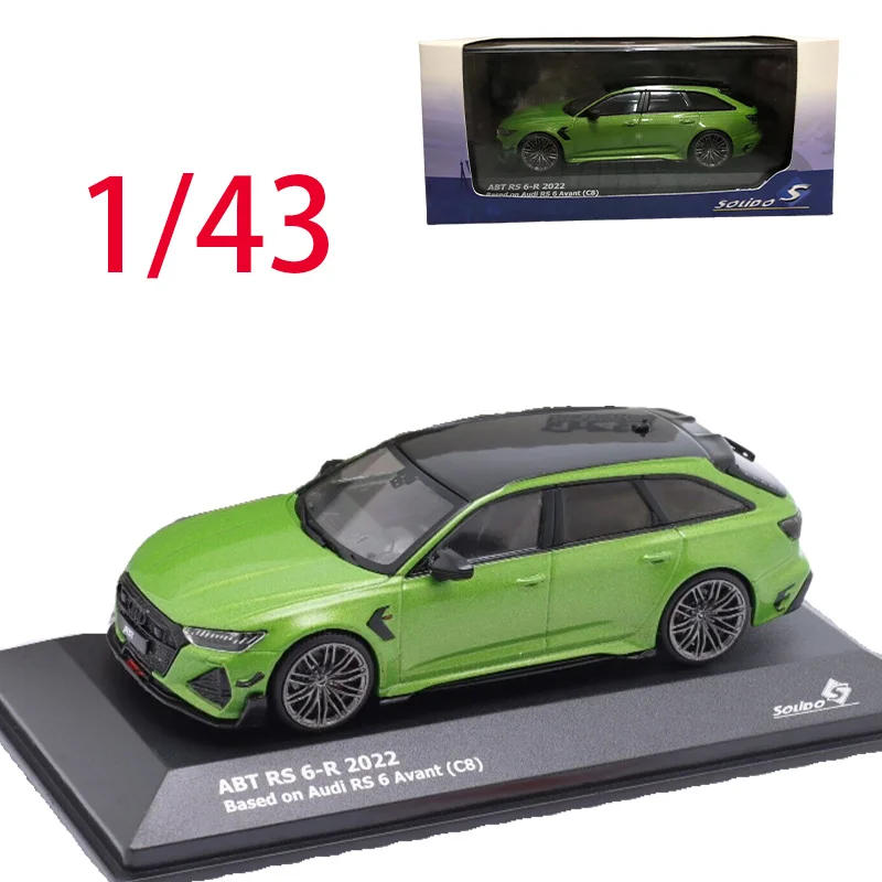 

Solido Diecast 1/43 Scale Audi Alloy Car Model Audi RS6 C8 2022 Play Vehicles Toys for Boys Original Box Collection