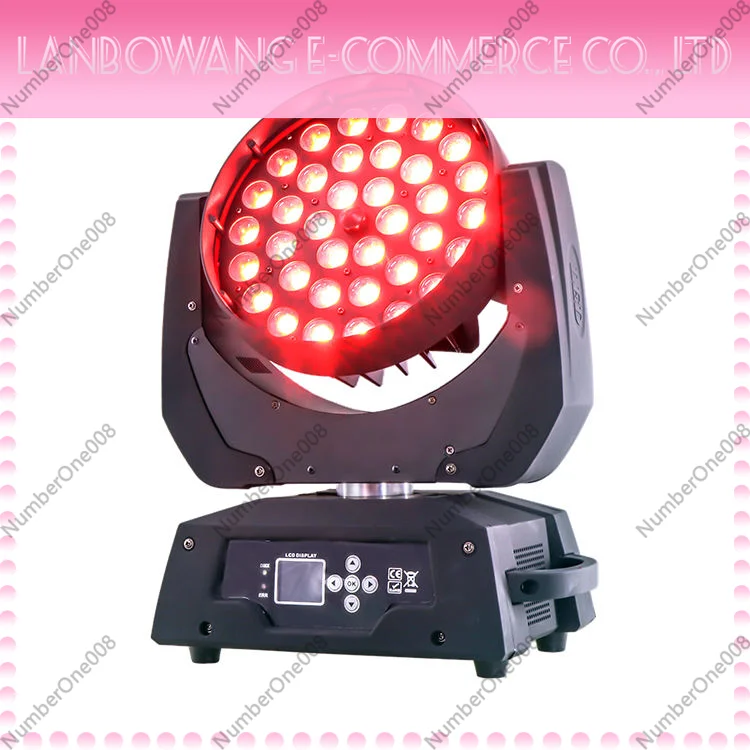 36pcs 4 in 1 Dye Par Light RGB DMX Wash Zoom Moving Head Light for Club Dj Lighting
