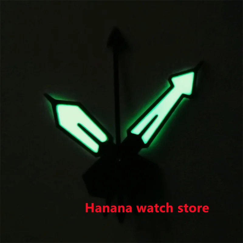 New black red green luminous watch pointer trident second hand suitable for NH38 NH35 NH36 movement watch accessories