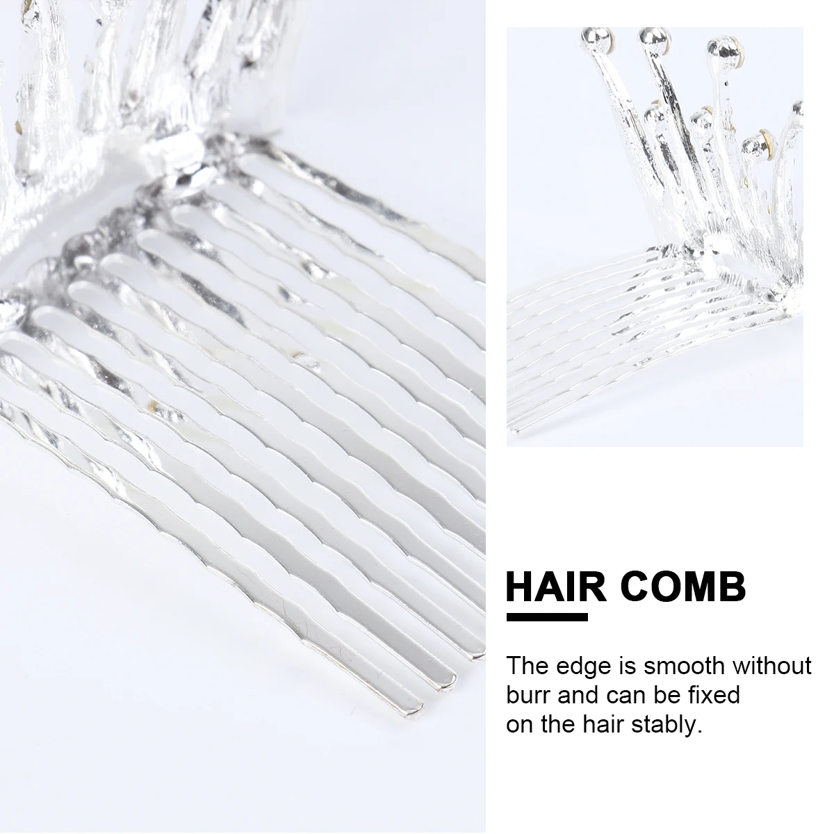 

3 Rhinestone Headdress Delicate Crown Headdress Crown Shaped Hair Comb Accessories Girls Rainbow Tiara Birthday Prom