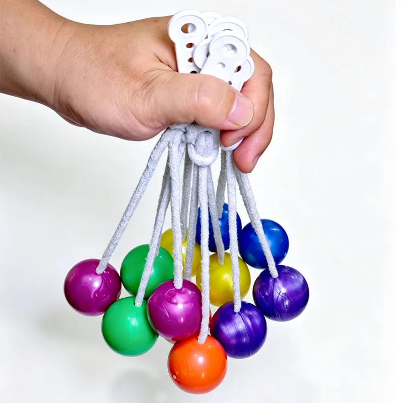 Novelty Clackers Balls on a String Vintage Sensory Fidget Stress Relief ADHD Autism Anxiety Interesting Toys For Kids & Adults