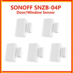 SONOFF Zigbee SNZB-04P Door Window Sensor Wireless Connection Alarm Smart Home Module Zigbee 3.0 Door Window Monitoring Sensor