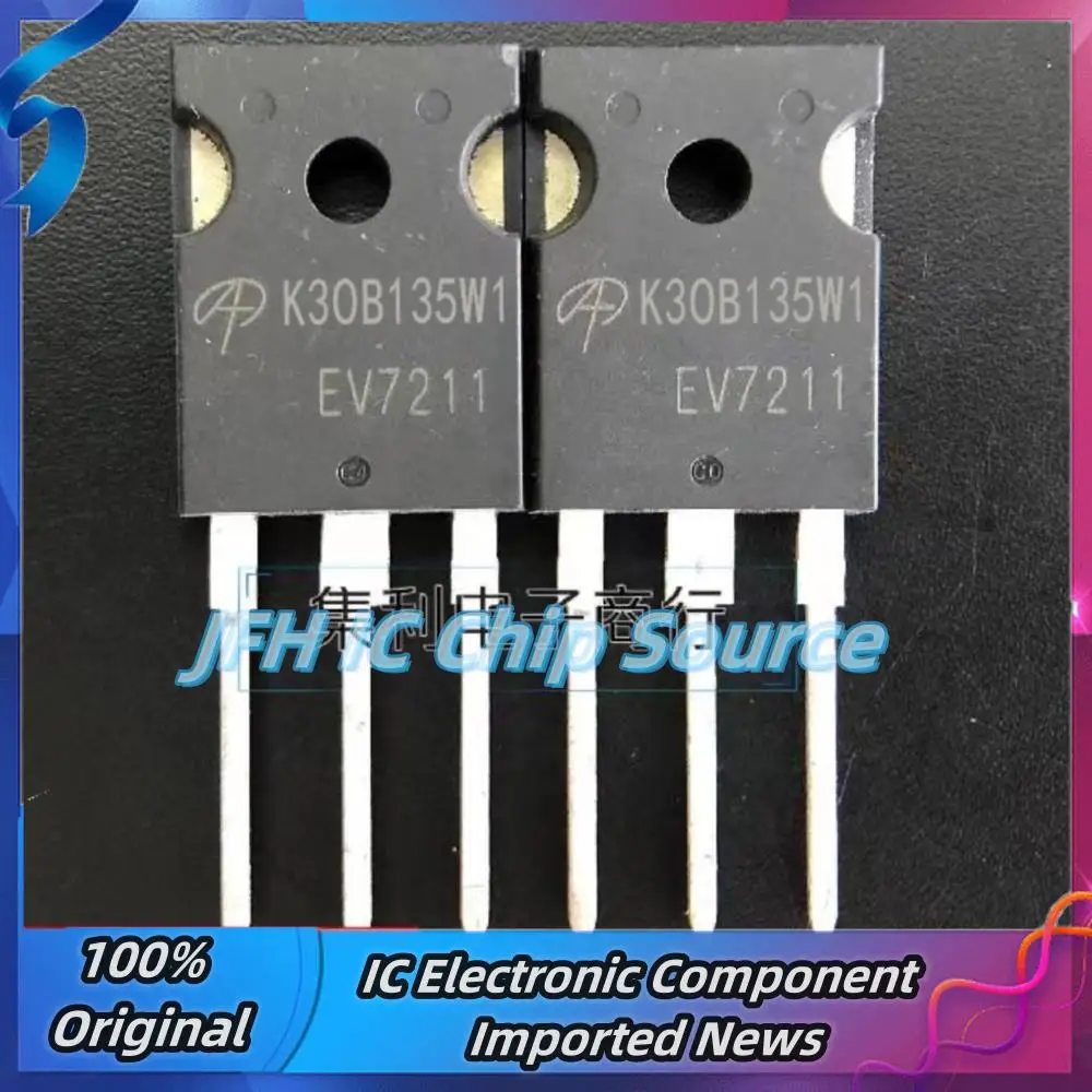 5PCS-10PCS K30B135W1 TO-247  IGBT 30A 1350V AOK30B135W1 Best Quality Stock