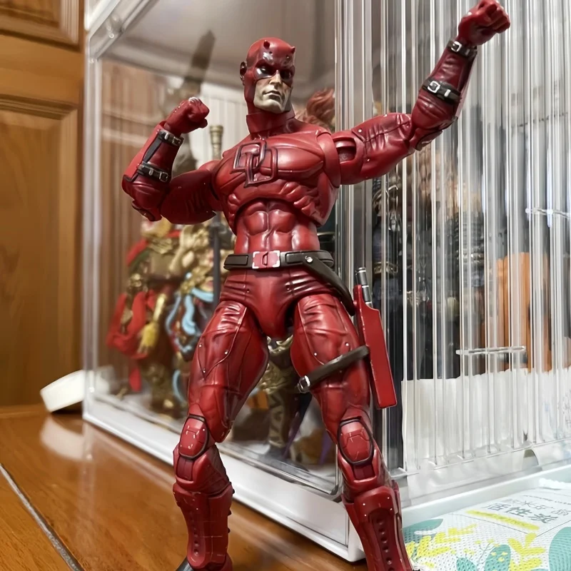 1/10 -Fleftoys Black Super-Duper Classic Murdock Action Figure Movable Body Design Collection Model Desktop Toy Christmas Gift