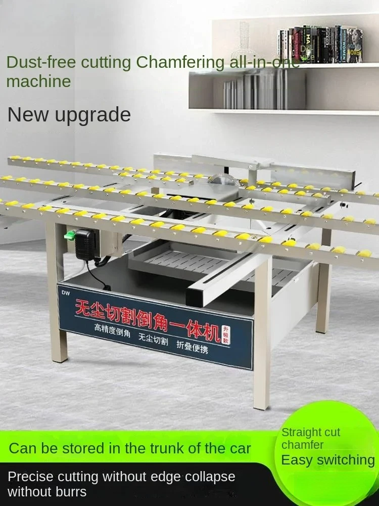 45 Degrees Ceramic Tile Chamfering Straight Cutting All-in-One Machine Cutting Dual-Use Stone Plate Stone Dust-Free Desktop