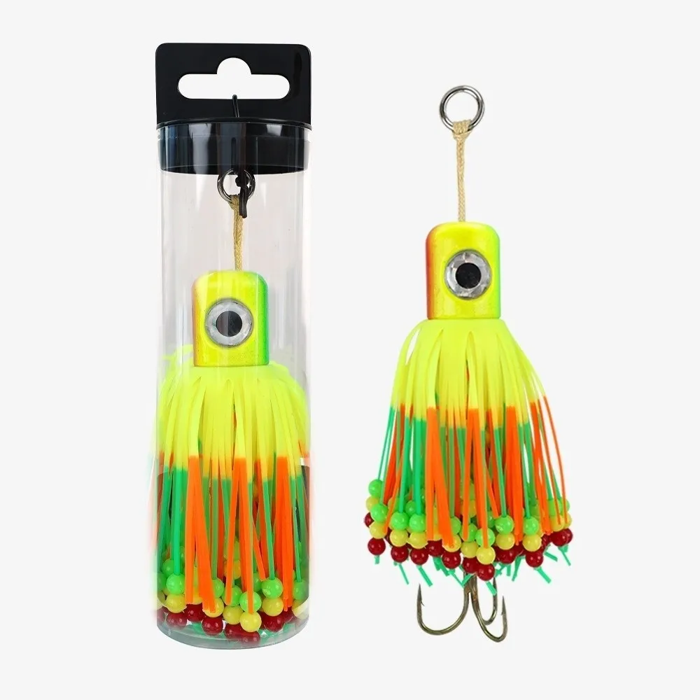 100g/150g/180g Weight Cronk Tairubber Lure Artificial Bait Teaser Design Teaser Hooks Rubber Material Catfish Tackle - view 5