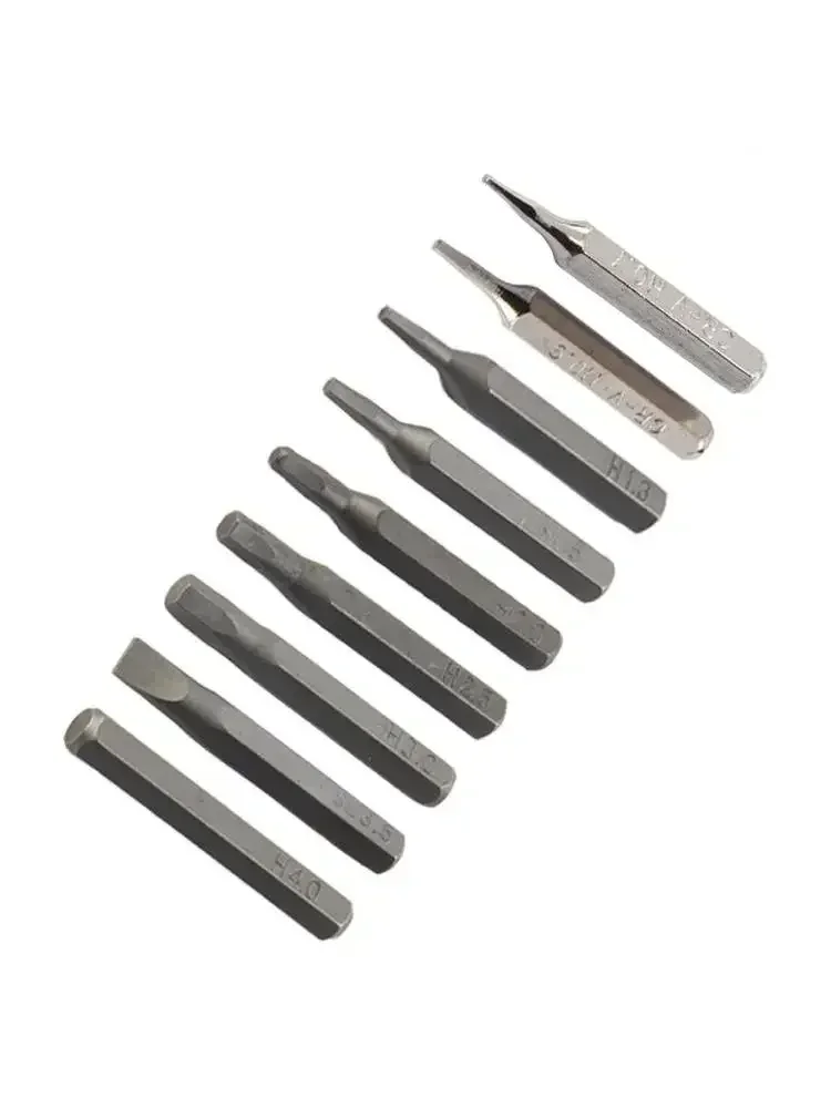 5 pièces embout de tournevis hexagonal H4 × 28mm petits embouts de tournevis hexagonaux H0.7 H0.9 H1.5 H 2 H3 H4 4mm embout de tournevis hexagonal à tige hexagonale offre spéciale