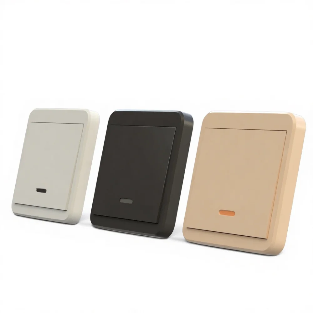 Wireless Remote Control Switch AC 220V Smart Home Lighting Wall Panel Intelligent Power Transmitter Without Wiring Dual Way
