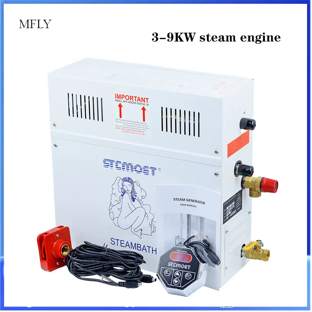 Steam Generator 220V/380V Home Steam Maker Machine Sauna Bath SPA Steam Shower Digital Controller Mist Making Machine