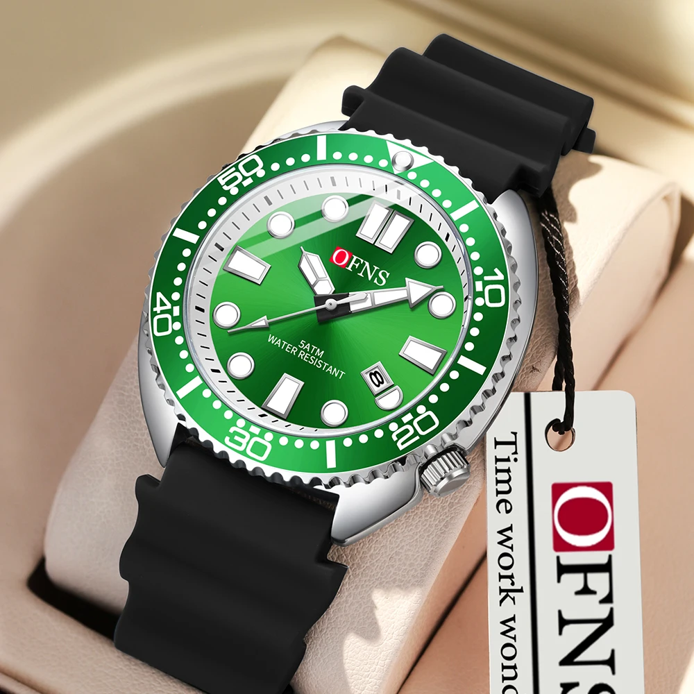 ساعات رجالي فاخرة من الفولاذ المقاوم للصدأ للرجال ساعة كوارتز مقاومة للماء بتقويم مضيء تصميم باجاني ساعات يد رجالية Reloj Mujer