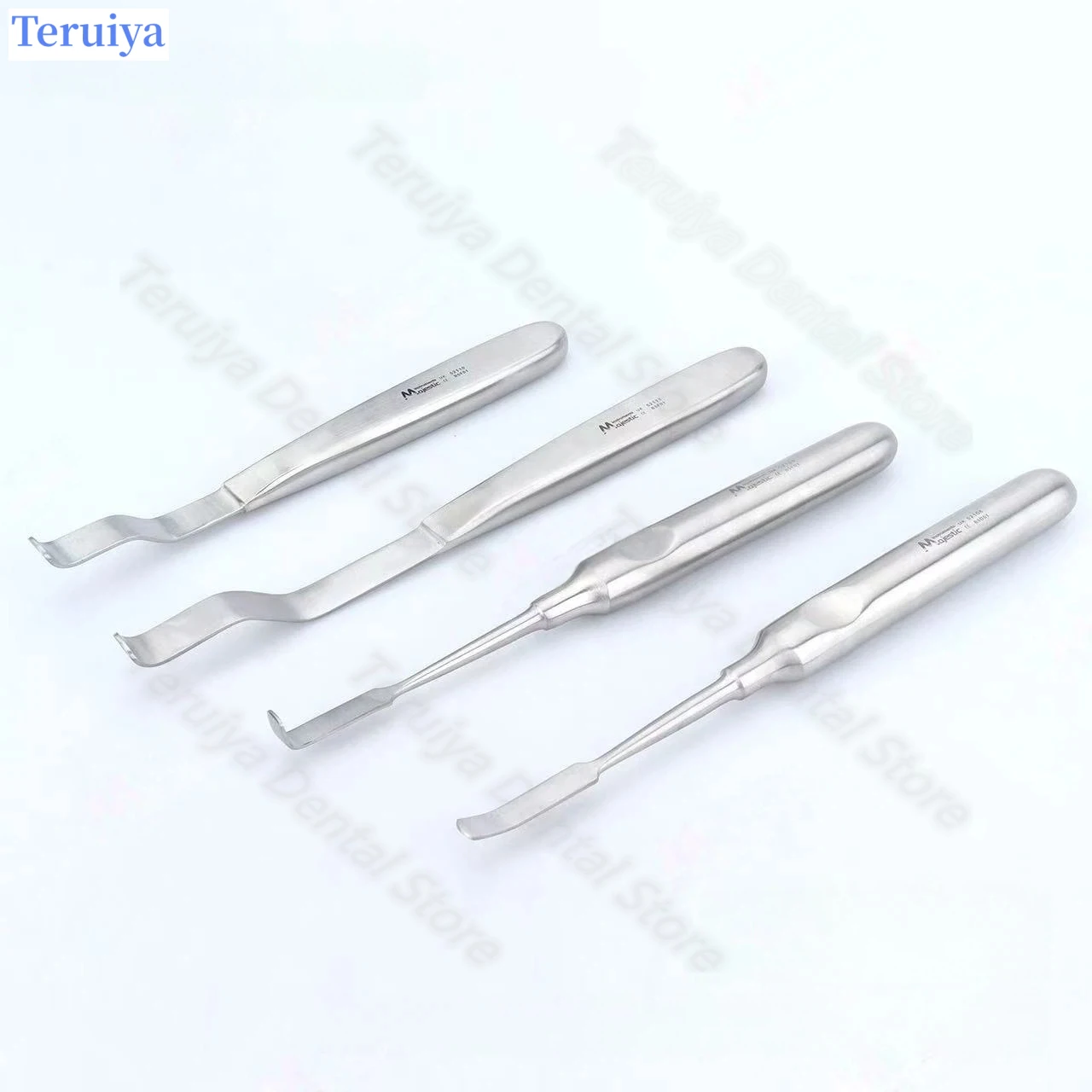 Dental Deep Retractor Stainless Steel Straight/Curved Angle Hook for Oral Implant & Maxillofacial Surgery Instruments
