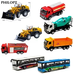 High Simulation Toy Car Model Diecast Plastic Pull-Back Bus Inertia Car City Tour Bus ABS Car Model Toys Gifts For Children Kids
