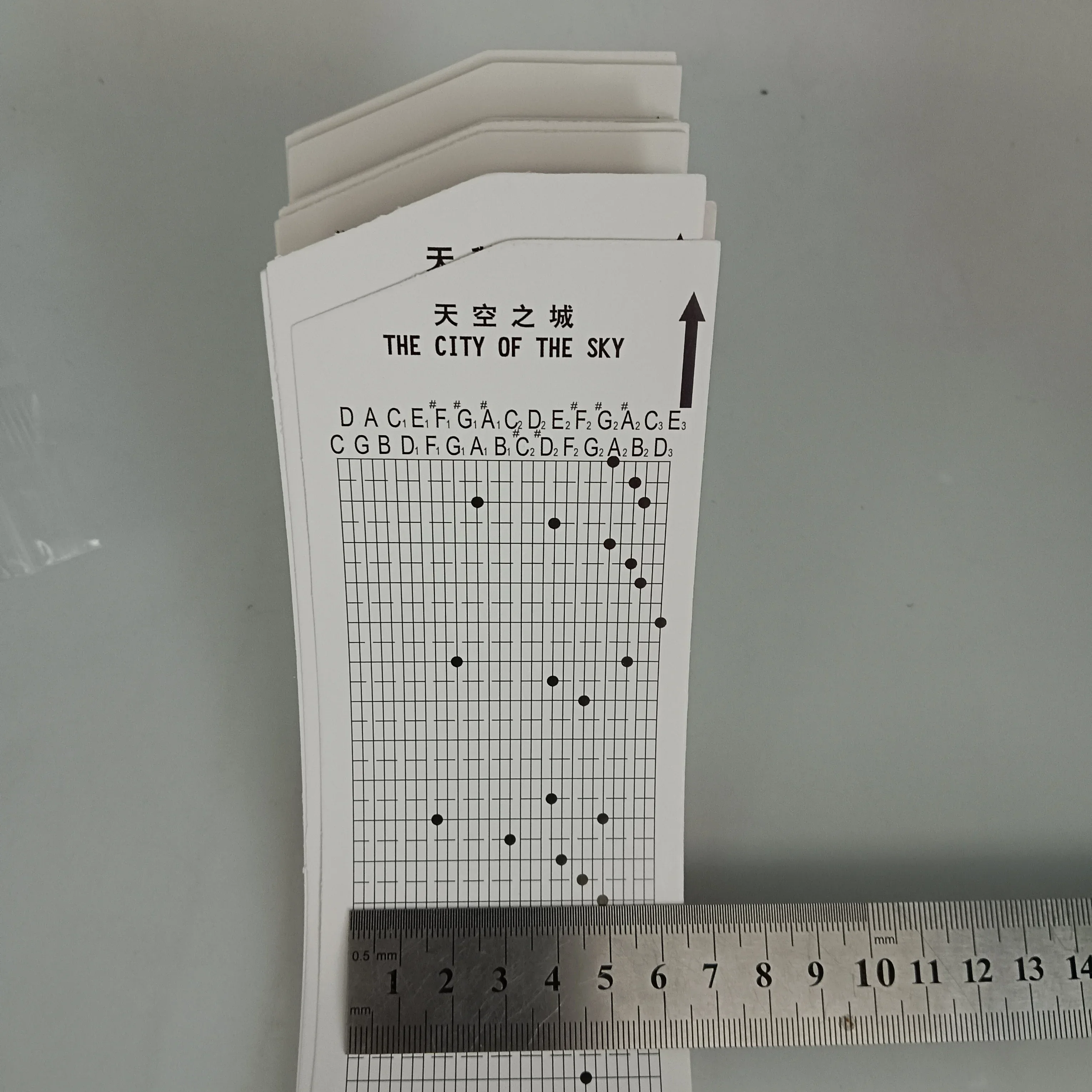 

Retro Wooden Electric Motor Music Boxes Hole Puncher Paper Tape 30 Note Music Box