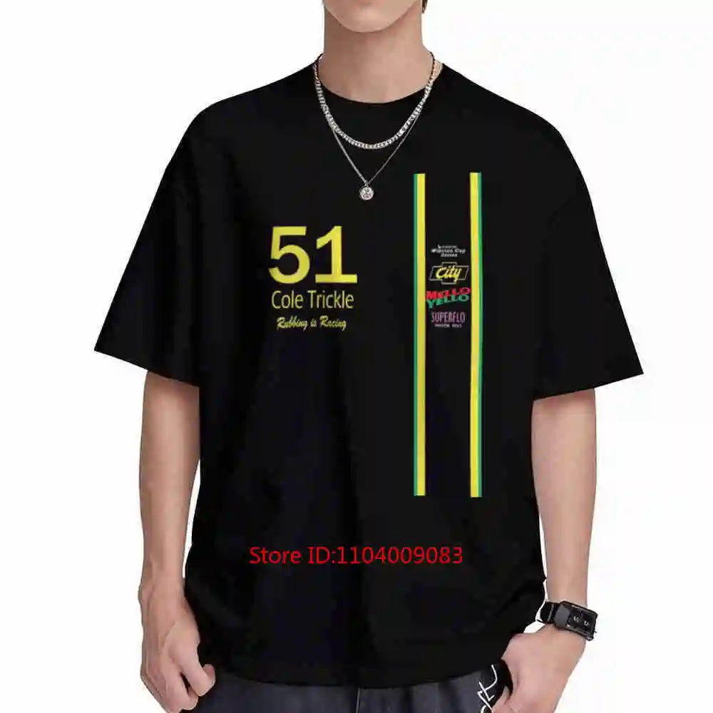 2 Side Day Of Thunder 1 Back Print Short Sleeve Tee 100% Cotton T-Shirt