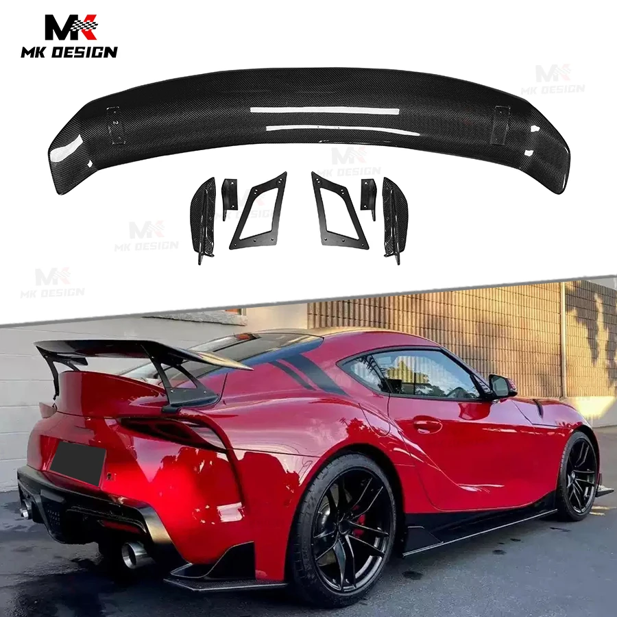 

Carbon Fiber Rear Trunk Spoiler Wing for Toyota Supra A90 A91 2020+ Rear Spoiler Trunk Wing Car Styling