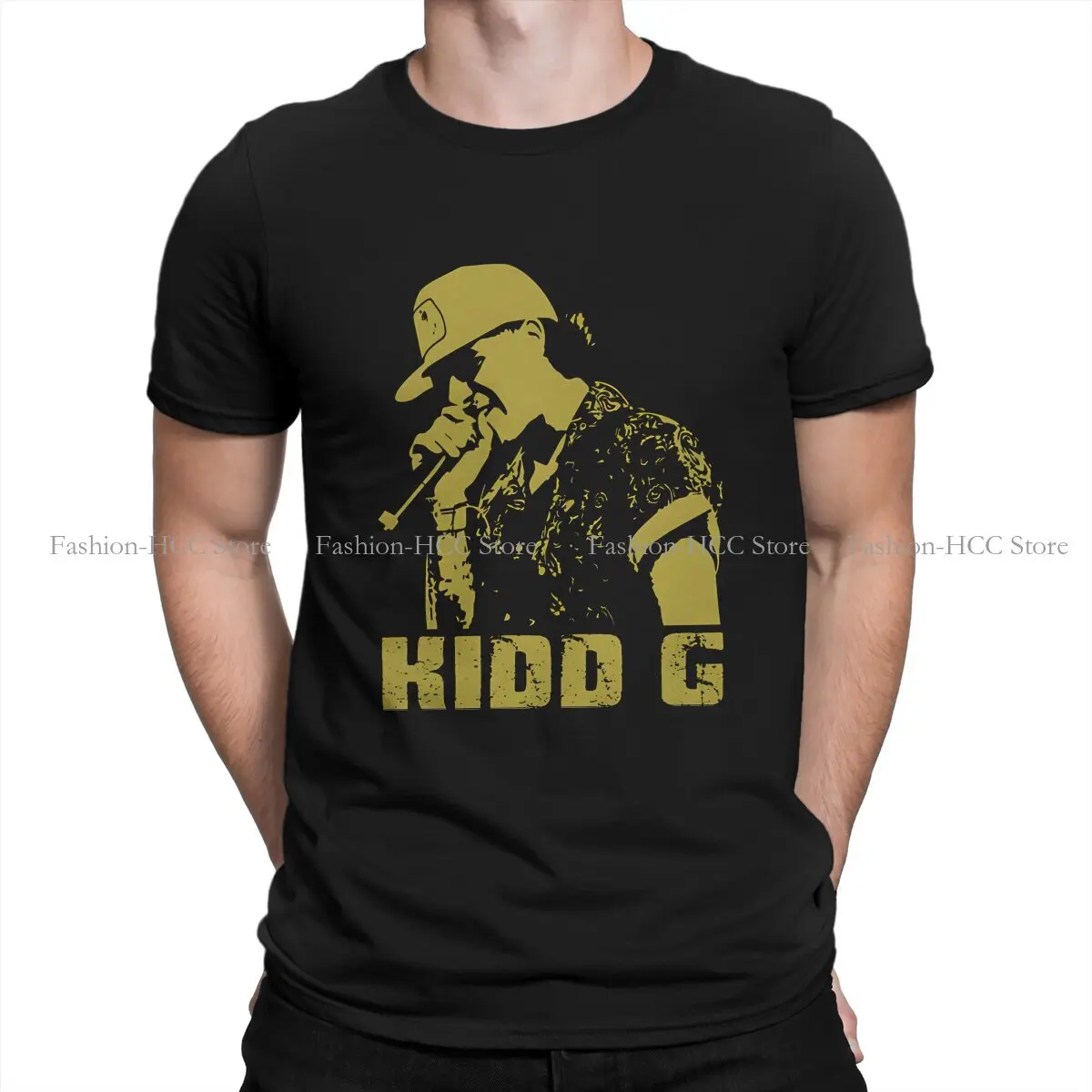 

Kidd G Singer Illustration Hipster Polyester TShirts Hey Riddle Riddle Men Harajuku Streetwear T Shirt Round Neck