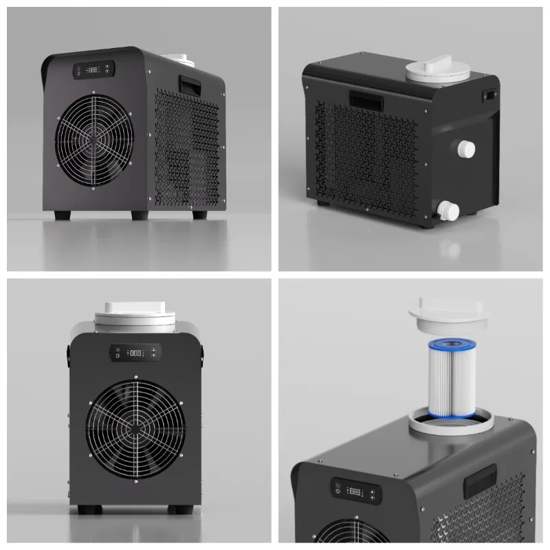STLF AMBOHR Portable Mini Chiller Smart WiFi Control 0.3Hp Cold Plunge Water Chiller for Ice Bath and Athlete Recovery