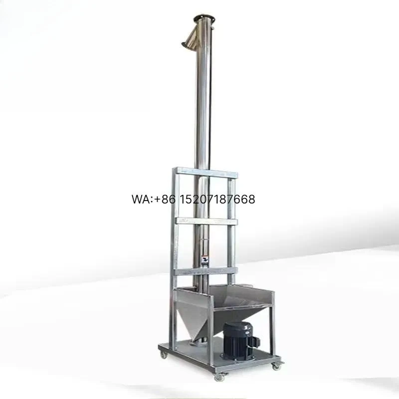Wmwmnu for Customizable Height Stainless Steel Automatic Tilting Vertical Screw Conveyor Plastic Loader for Powder Food