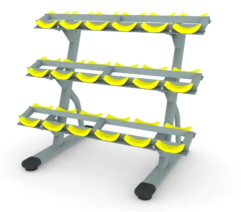 ASJ-DS026 Factory Direct Supply Hot Sale High Quality Machine Rack Gym Equipment Fitness 3 Layers Dumbbell Rack