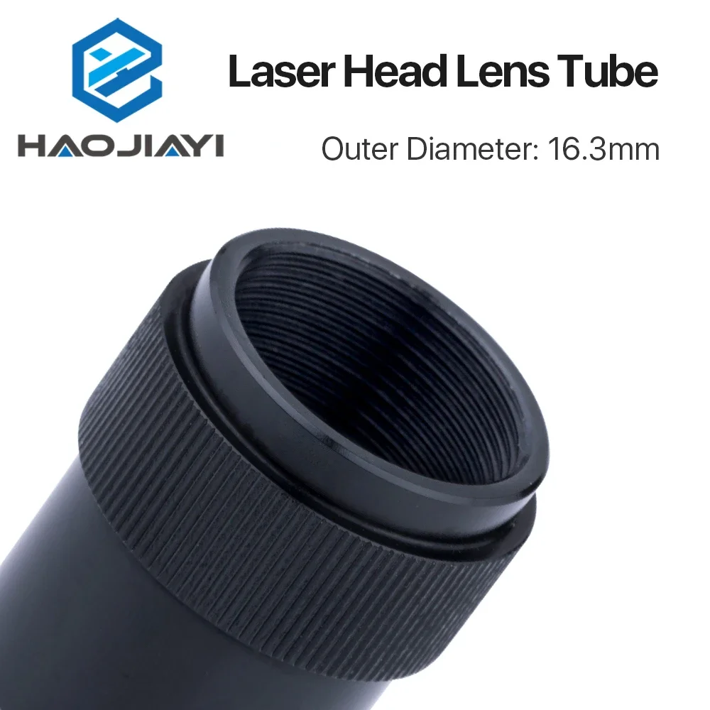 Tubo de lente de aluminio Serie L D20 f63.5 mm para máquina de grabado y corte láser CO2