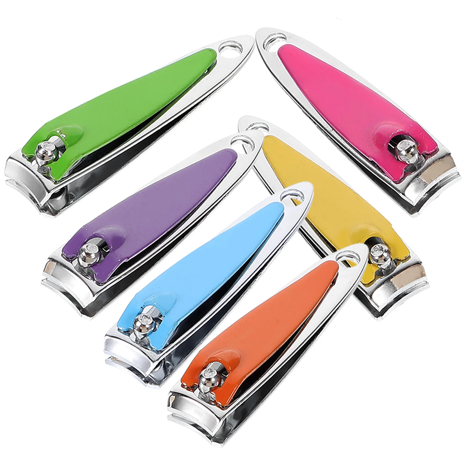 

6 Pcs Nail Scissors Sturdy Clippers Beauty Tools Fingernail Professional Mini Trimmers Cutter Toenail
