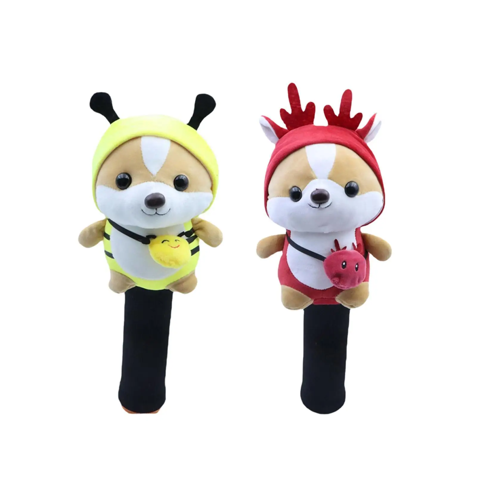 Animal Doll Golf Fairway Wood Headcover Funny Practical Golfer Portable Polyester Stuffed Knitted Anti Scratch Protector Sleeve