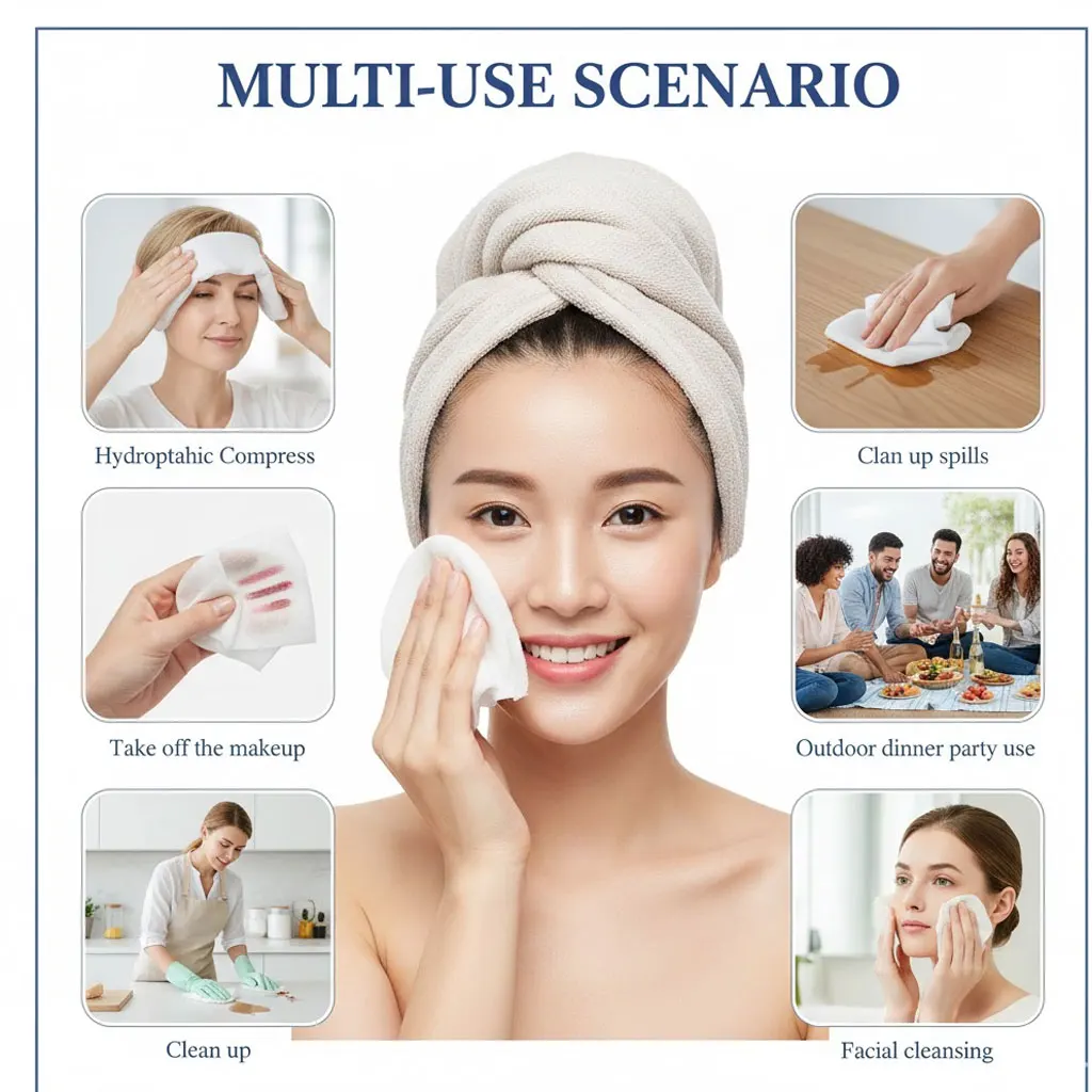 

Одноразовые салфетки для очищения лица 26x30 см, большой размер, утолщенные, мягкие, впитывающие, для всех типов кожи, унисекс