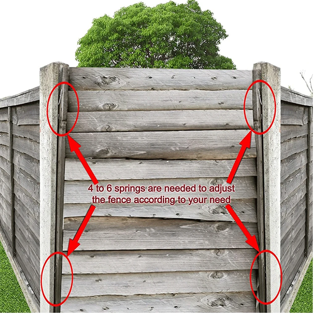 25pieces Garden Wind Protector Fence Panel Wedges For Outdoor Highway Sport Fence Clips For Panels