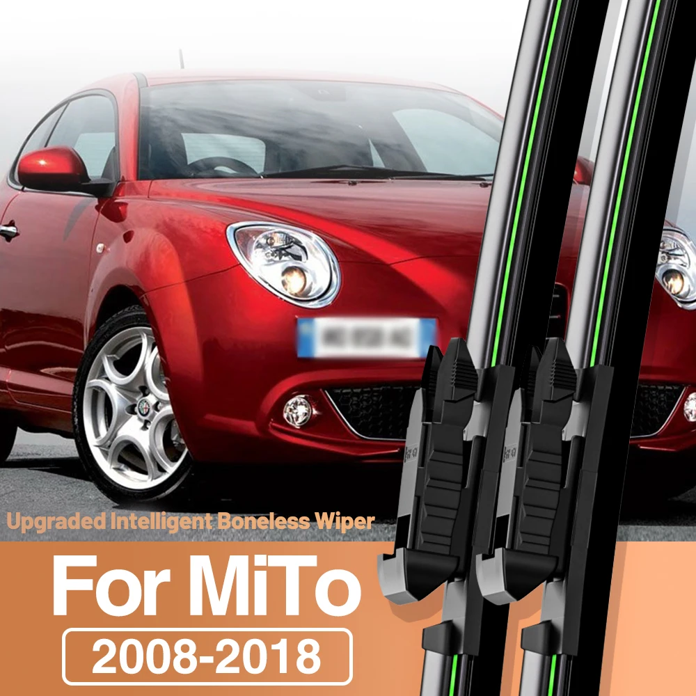 

2pcs For Alfa Romeo MiTo 2008-2018 Front Windshield Wiper Blades Windscreen Window Accessories 2009 2012 2013 2014 2015 2016