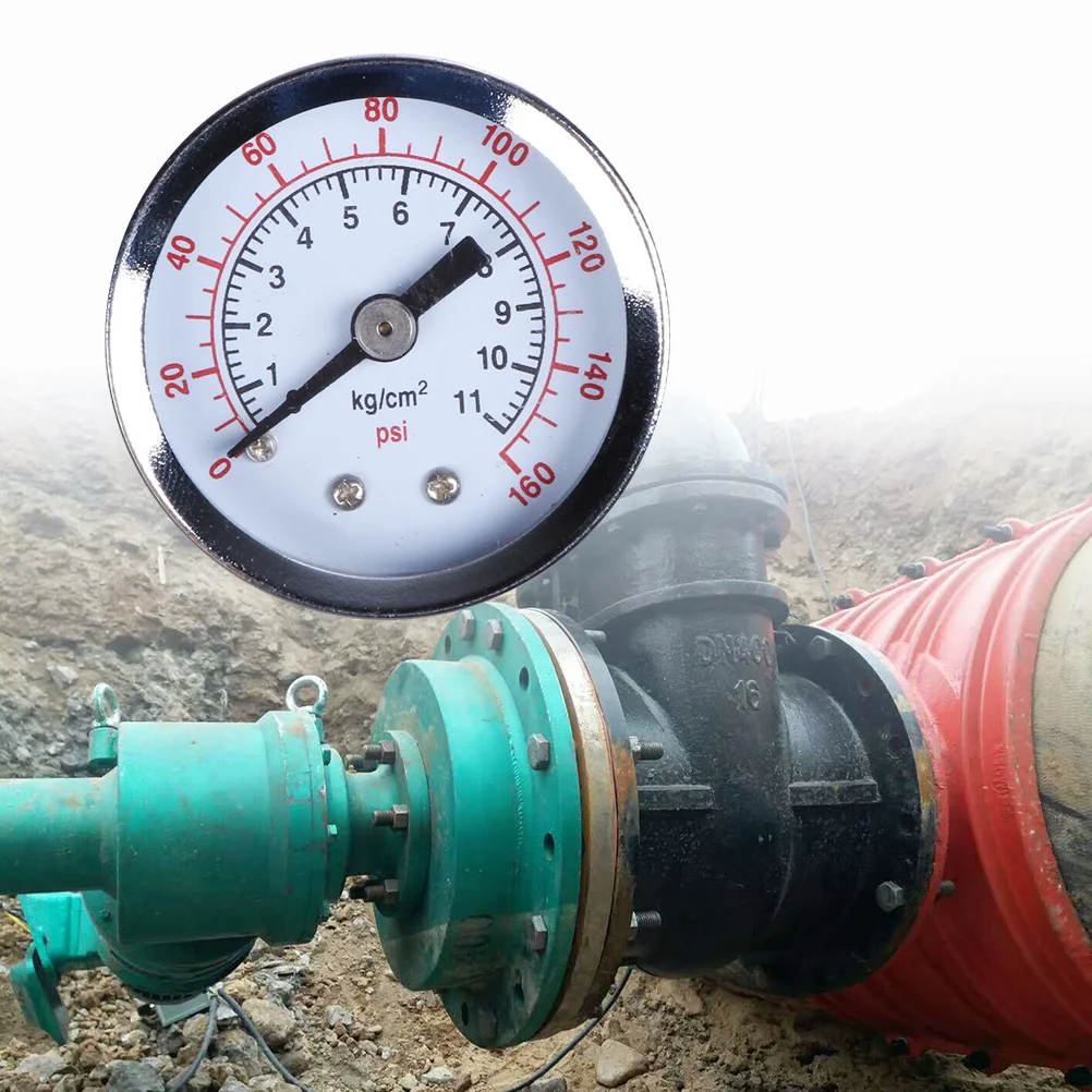 

Vacuum Pressure Gauge 0-160 Psi Bar Npt Side Mount Metal Case Mini Air Compressor Water Oil Gas Gauge Instrument