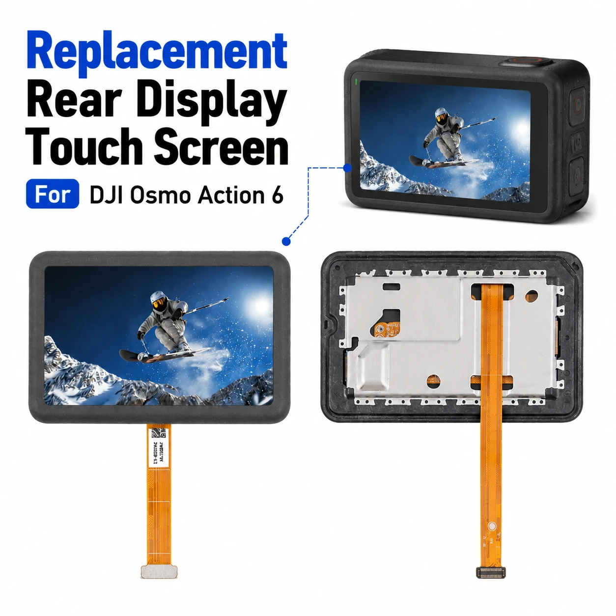 replacement-rear-main-lcd-screen-digitizer-full-assembly-with-frame-for-dji-osmo-action-6-repair-parts-accessory