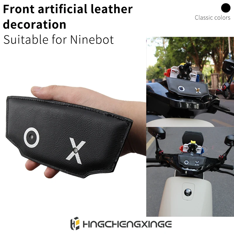 Motorcycle windshield accessories leather retro modification For Ninebot m95c nmzmix mechanic f90m
