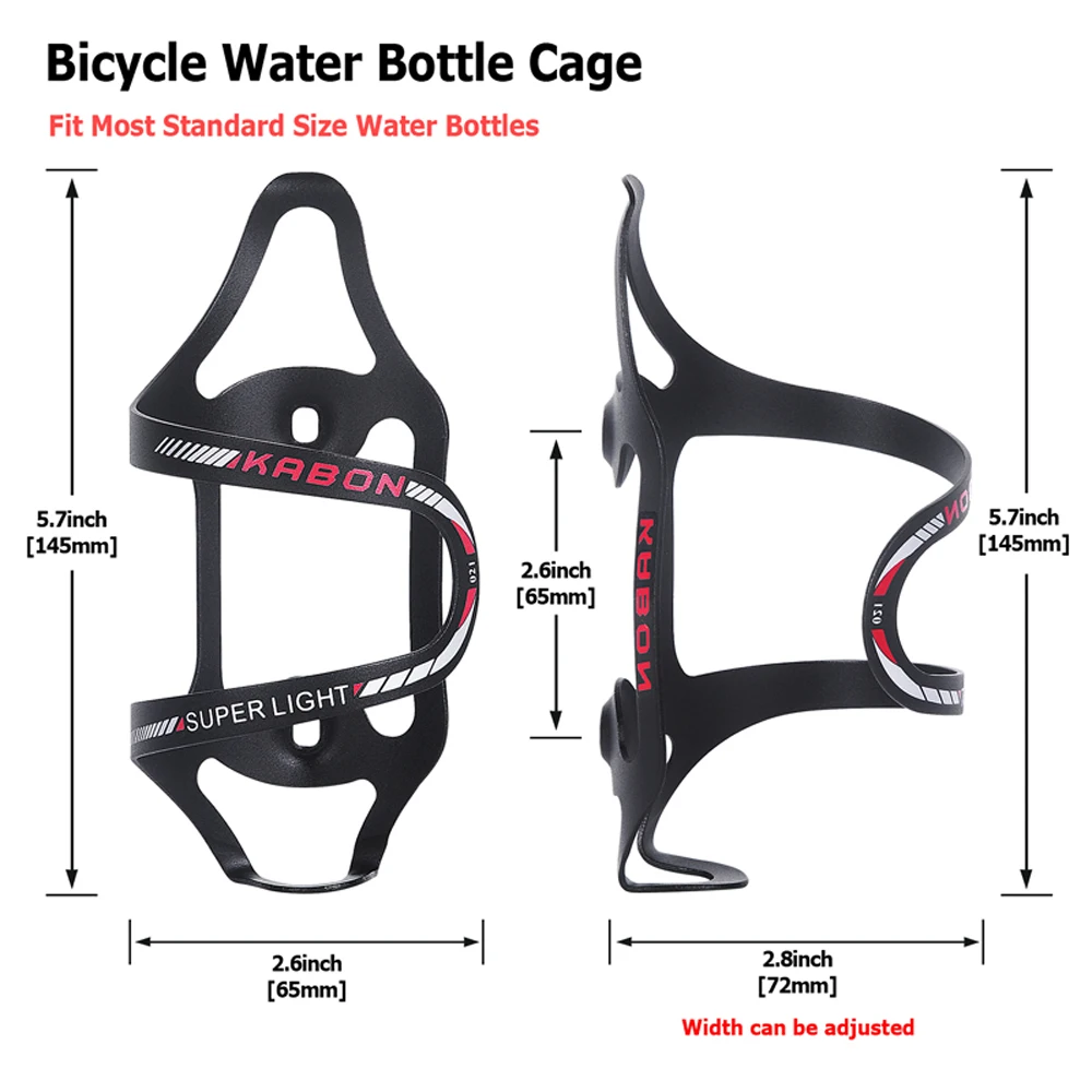 Lightweight Bike Water Bottle Holder Bicycle Alloy Aluminum Side Load Water Bottle Cage Brackets for Road Bike MTB