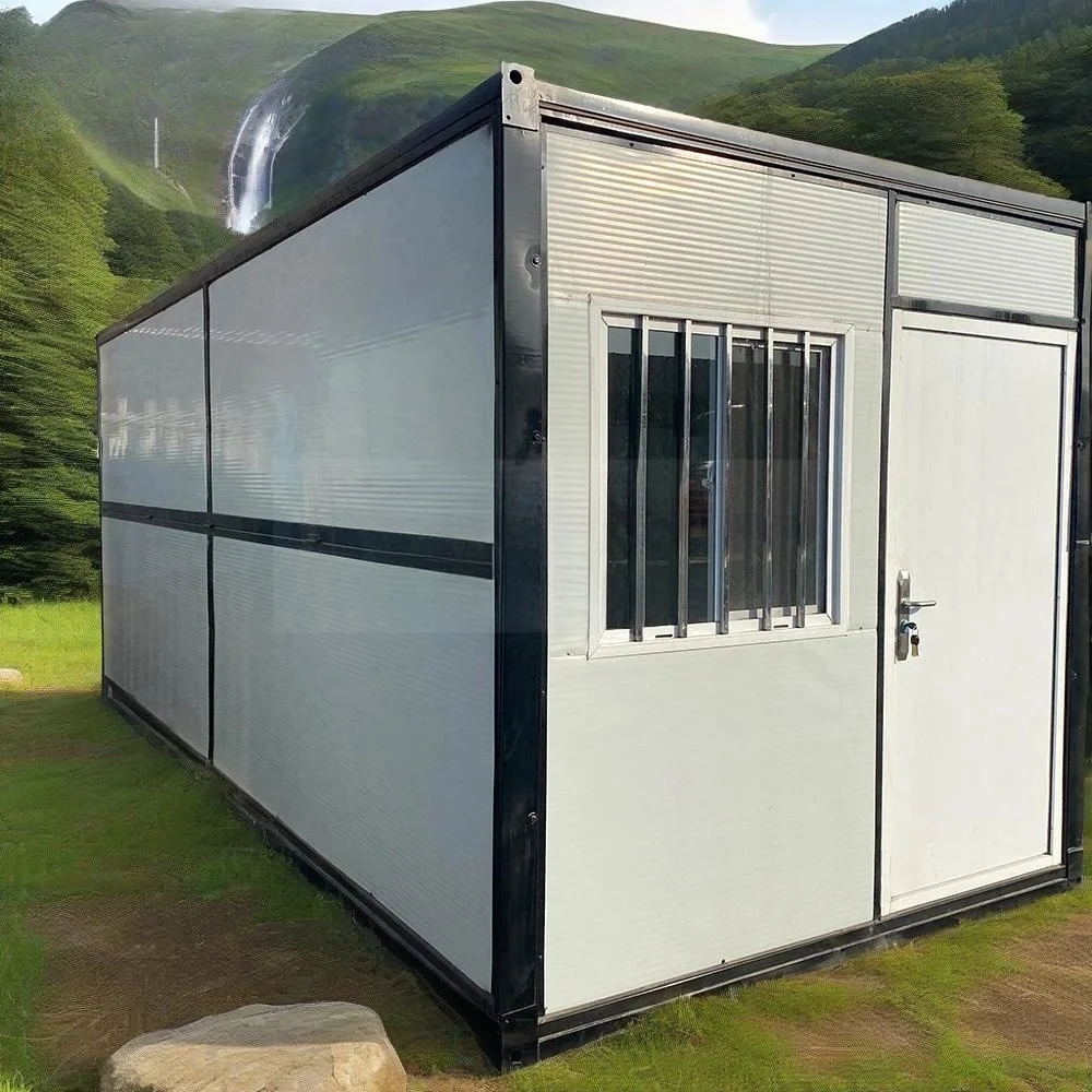 

Customized Chinese 20ft 100 MM Wall Panel Prefabricated Fold Out Folding House Foldable Container Home Folding Contai