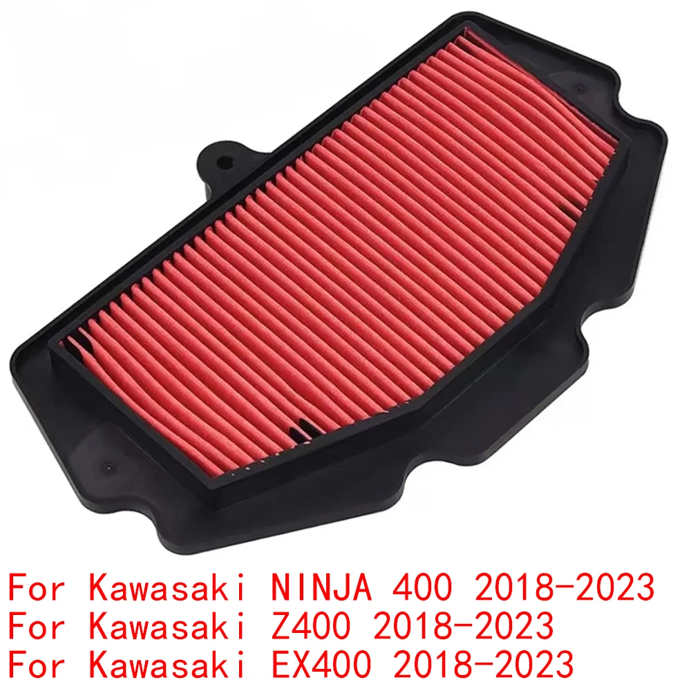

NINJA400 2023 Motorcycle Accessories Engine Intake Air Filter Element For Kawasaki NINJA 400 Z400 EX400 NINJA-400 2022-2018