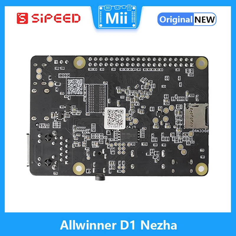 Sipeed Nezha 64bit RISC-V Linux SBC Development board, Allwinner D1@1.0GHz with 1GByte DDR3, Support Tina/Debian system