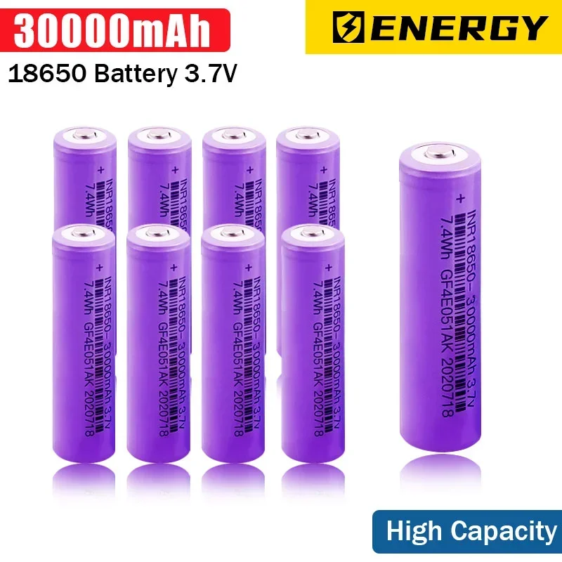 ¡Batería 30000 de 18650 mAh! Original hecho en Corea 18650, ¡envío gratis! INR18650-35E de descarga de 20A, batería recargable 3,7 v18650